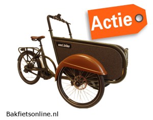 Soci.Bike Family Cargo - OlijfGroen - Bakfietsonline2